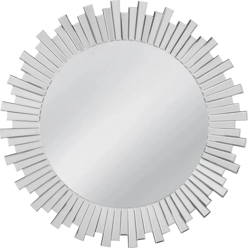 Monigold Wood Smoke Grey Wall Mirror - LOOMLAN - Bassett Mirror - Wall Mirrors