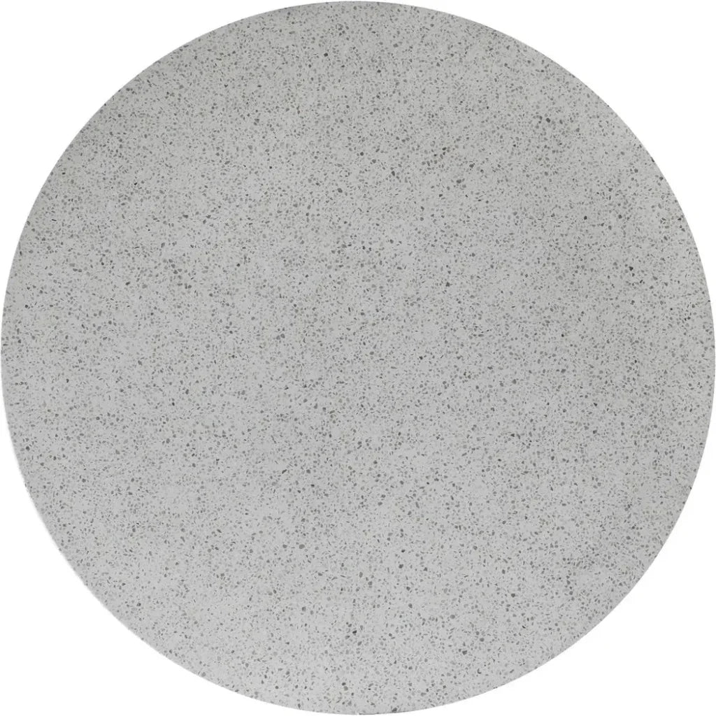 Mono Terrazzo & Concrete Round Dining Table-Dining Tables-Moe's Home-LOOMLAN