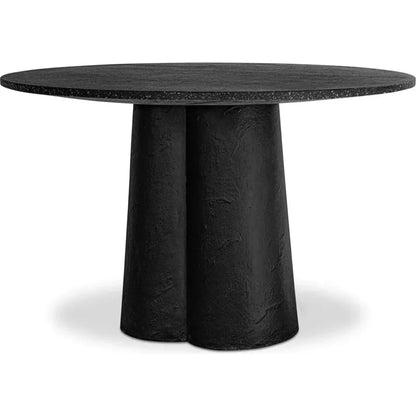 Mono Terrazzo & Concrete Round Dining Table-Dining Tables-Moe's Home-LOOMLAN
