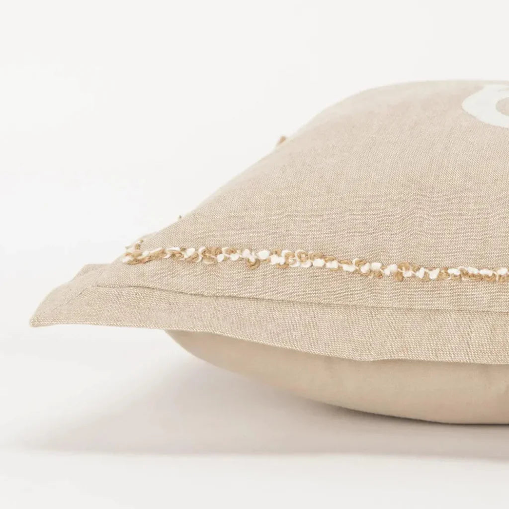 Monogram Blue Lumbar Pillow Covers Insert June - LOOMLAN - LOOMLAN - Throw Pillows