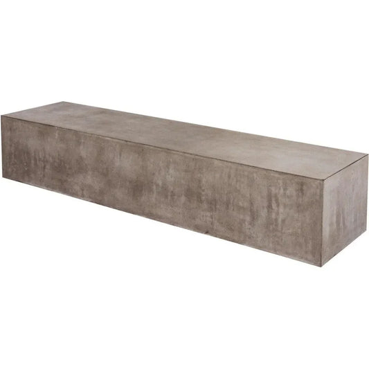 Monolith Coffee Table - Slate Grey Outdoor Coffee Table-Outdoor Coffee Tables-Seasonal Living-LOOMLAN