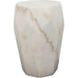 Monolith Marble White Geometric Side Table - LOOMLAN - Noir - Side Tables