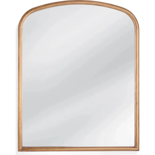 Monroe Polyurethane & MDF Gold Vertical Wall Mirror - LOOMLAN - Bassett Mirror - Wall Mirrors