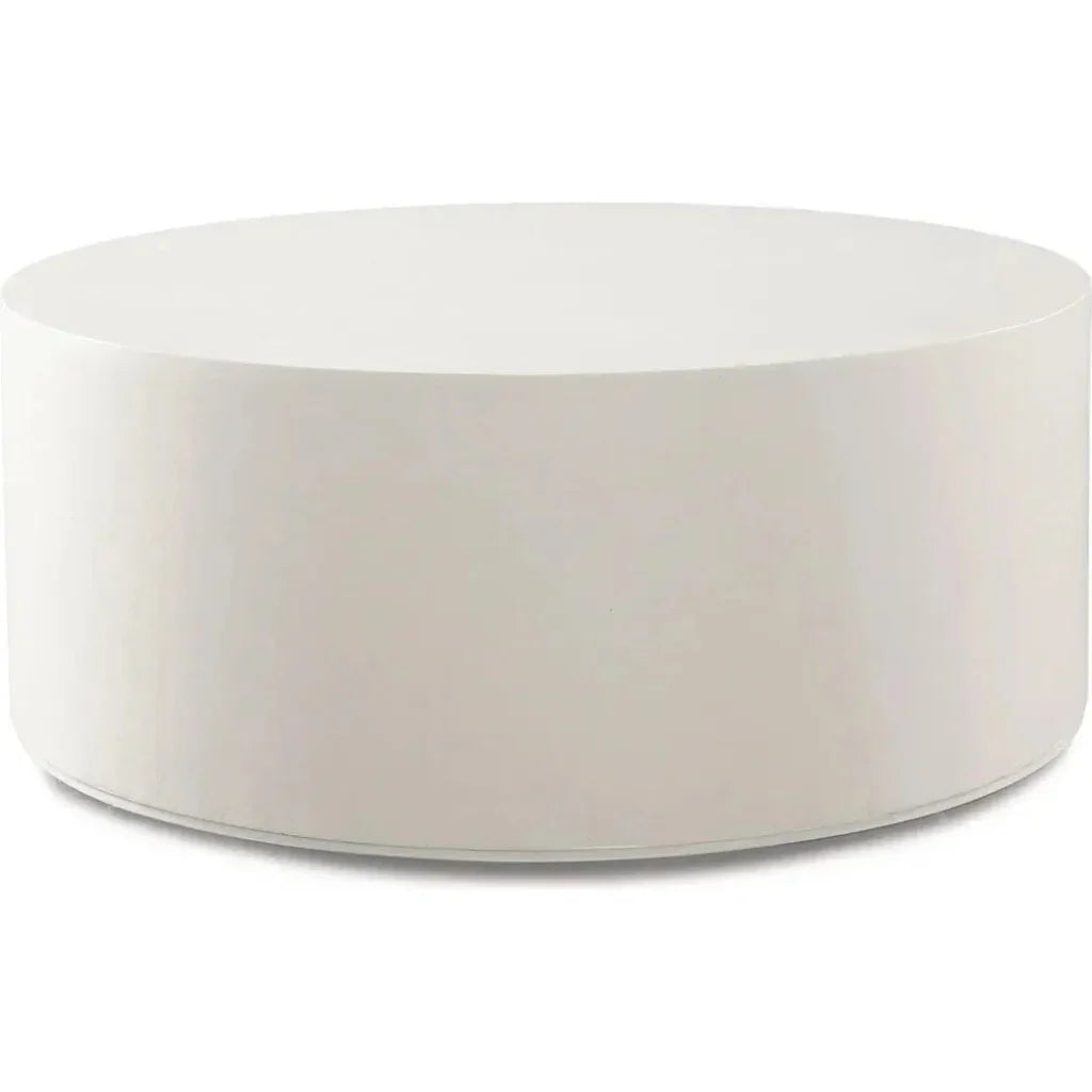Montage Faux Cemen Round Cocktail Table - LOOMLAN - Diamond Sofa - Coffee Tables
