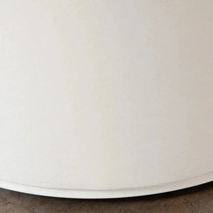 Montage Ivory Faux Cement Round End Table - LOOMLAN - Diamond Sofa - Side Tables