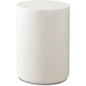 Montage Ivory Faux Cement Round End Table - LOOMLAN - Diamond Sofa - Side Tables