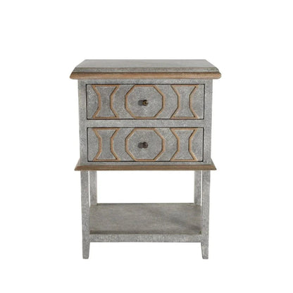 Montaigne Two Drawer Wood Nightstand - LOOMLAN - Peninsula Home - Nightstands