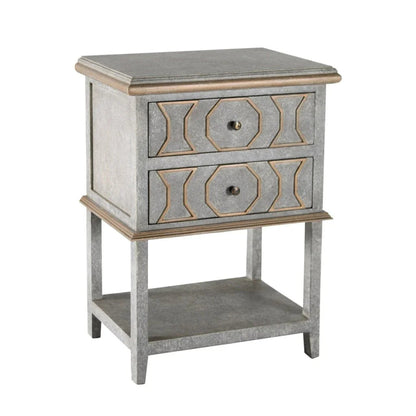 Montaigne Two Drawer Wood Nightstand - LOOMLAN - Peninsula Home - Nightstands