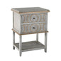 Montaigne Two Drawer Wood Nightstand - LOOMLAN - Peninsula Home - Nightstands