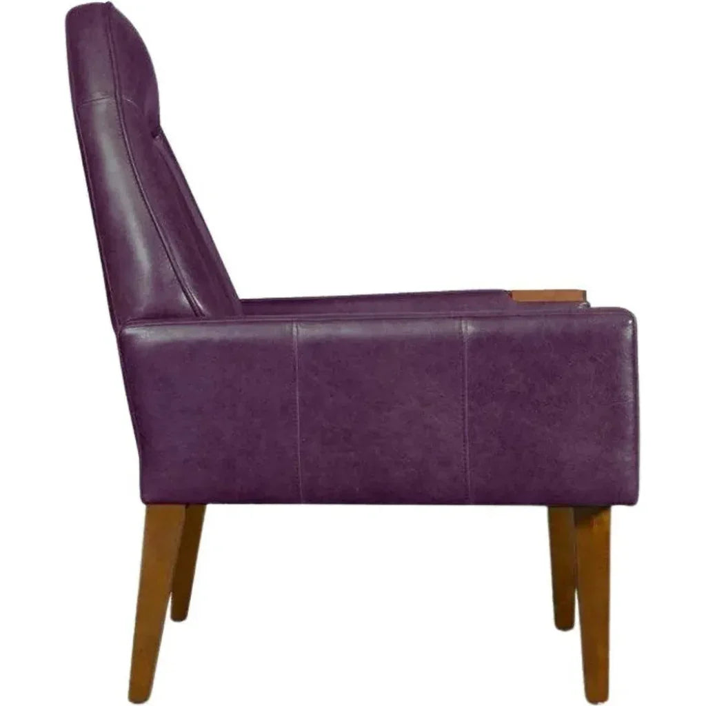 Monte Carlo Car Seat Leather Accent Chair - LOOMLAN - One For Victory - Accent Chairs