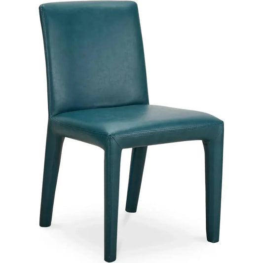 Monte Vegan Leather & Wood Dining Chair 2PC - LOOMLAN - Moe's Home - Dining Chairs