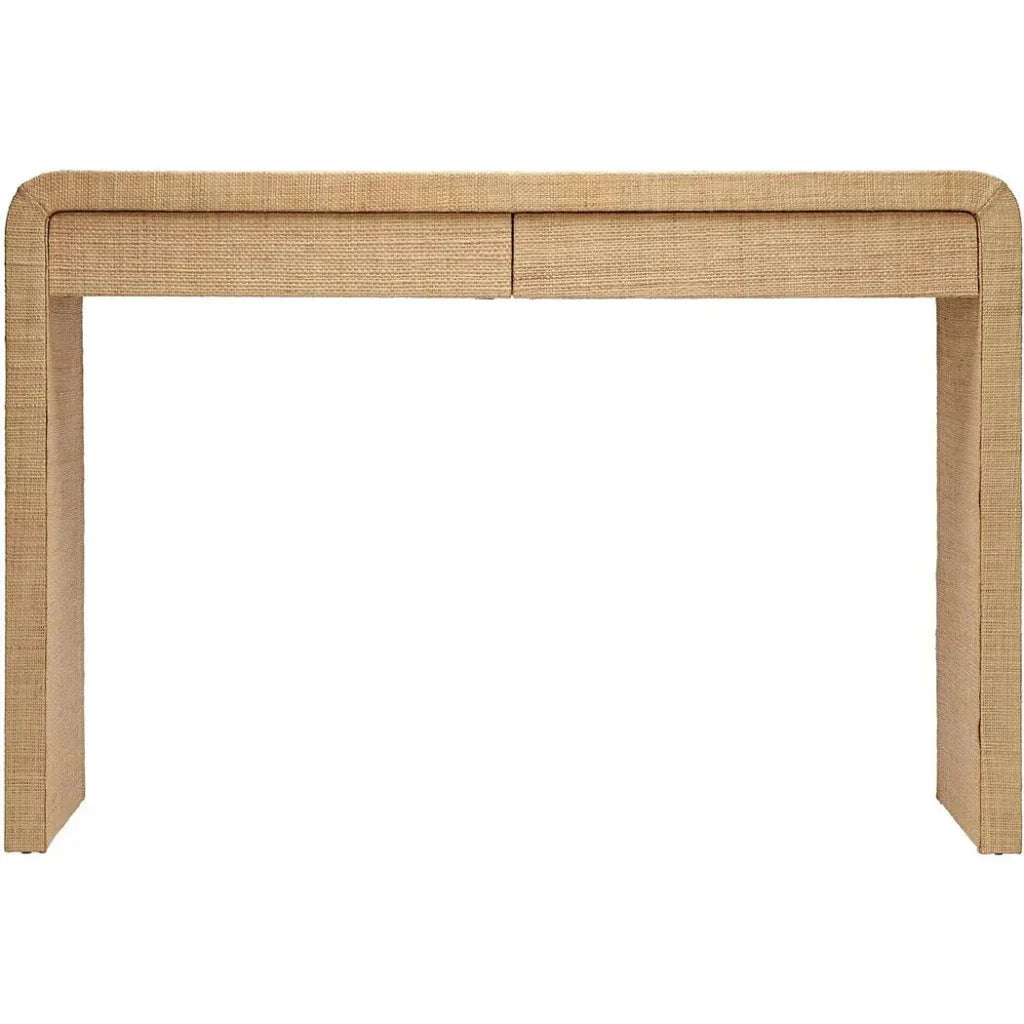 Montecito 2 - Drawer Raffia Console Table Storage - LOOMLAN - Jamie Young - Console Tables