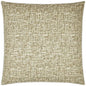 Montecito Flax Abstract Taupe Large Throw Pillow Insert - LOOMLAN - D.V. Kap - Throw Pillows
