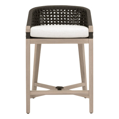 Montecito Rope Outdoor Counter Stool-Outdoor Counter Stools-Essentials For Living-LOOMLAN