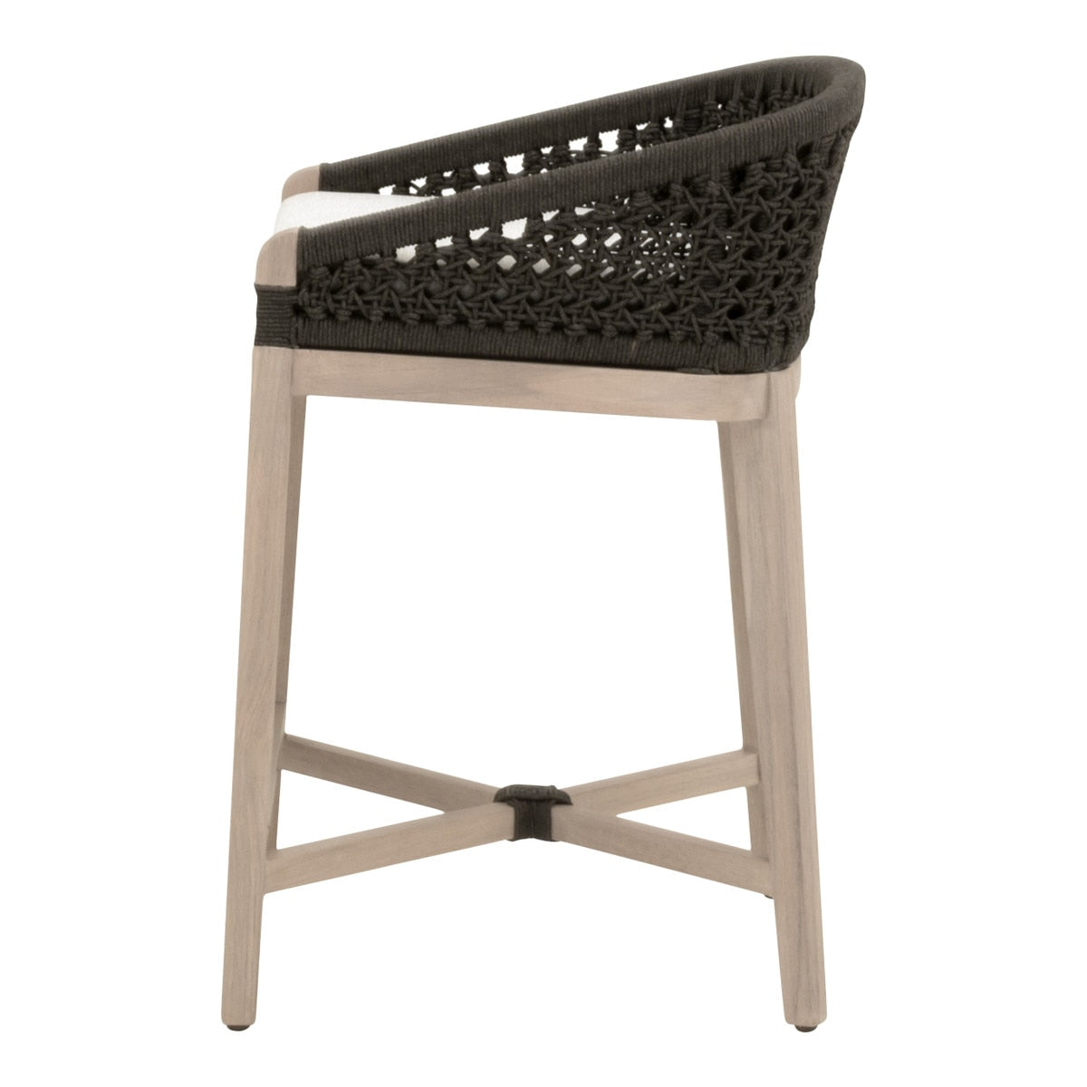 Montecito Rope Outdoor Counter Stool-Outdoor Counter Stools-Essentials For Living-LOOMLAN