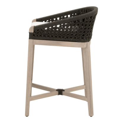 Montecito Rope Outdoor Counter Stool-Outdoor Counter Stools-Essentials For Living-LOOMLAN
