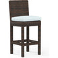 Montecito Sunbrella Outdoor Barstool-Outdoor Bar Stools-Sunset West-Canvas Skyline-LOOMLAN