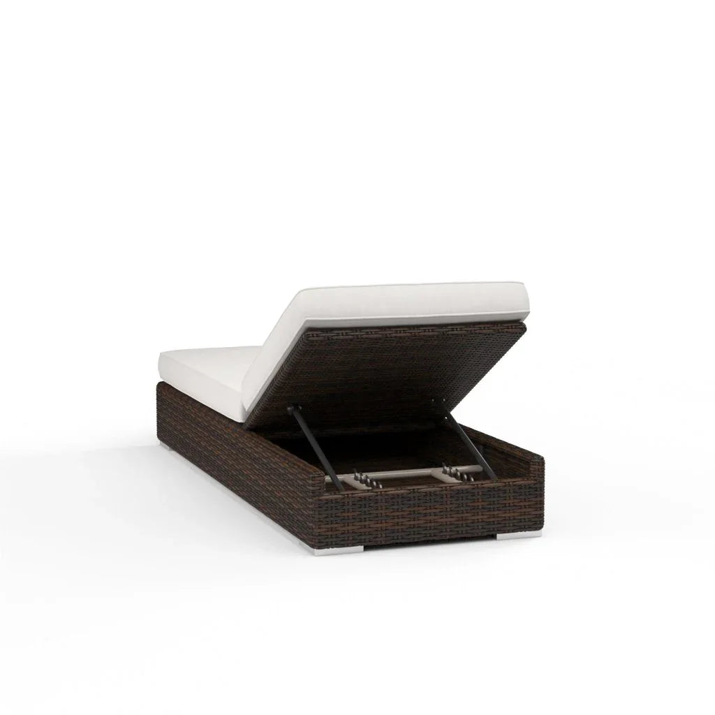 Montecito Sunbrella Outdoor Chaise-Outdoor Chaises-Sunset West-LOOMLAN