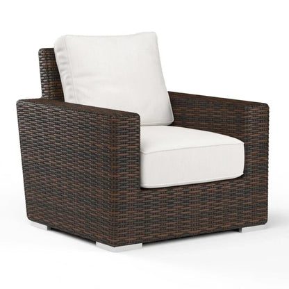 Montecito Sunbrella Outdoor Club Chair-Outdoor Accent Chairs-Sunset West-Canvas Flax-LOOMLAN