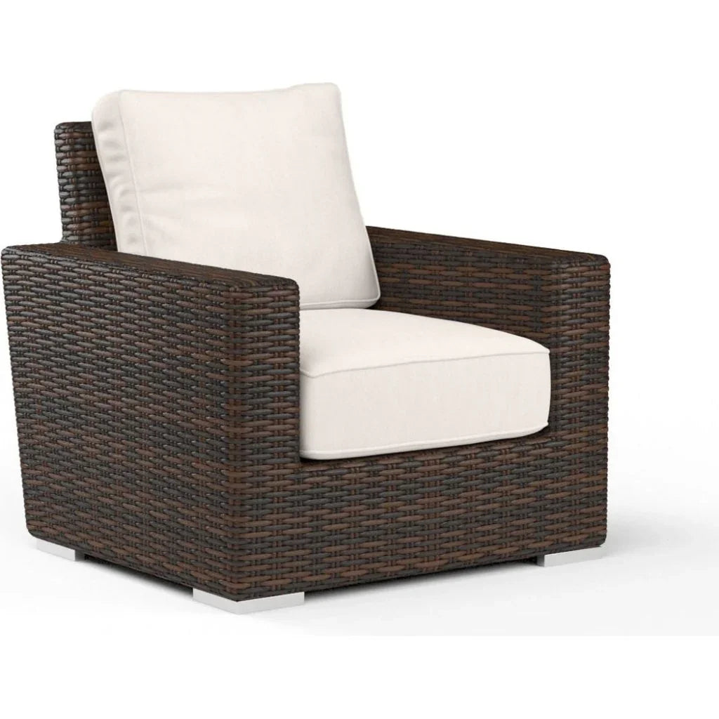 Montecito Sunbrella Outdoor Club Chair-Outdoor Accent Chairs-Sunset West-Canvas Natural-LOOMLAN