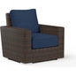 Montecito Sunbrella Outdoor Club Chair-Outdoor Accent Chairs-Sunset West-Spectrum Indigo-LOOMLAN