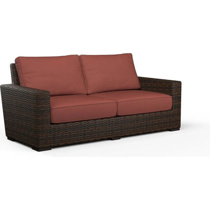 Montecito Sunbrella Outdoor Loveseat - LOOMLAN - Sunset West - Outdoor Sofas & Loveseats