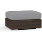 Montecito Sunbrella Outdoor Ottoman-Outdoor Ottomans-Sunset West-Canvas Granite-LOOMLAN