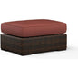 Montecito Sunbrella Outdoor Ottoman-Outdoor Ottomans-Sunset West-Canvas Henna-LOOMLAN