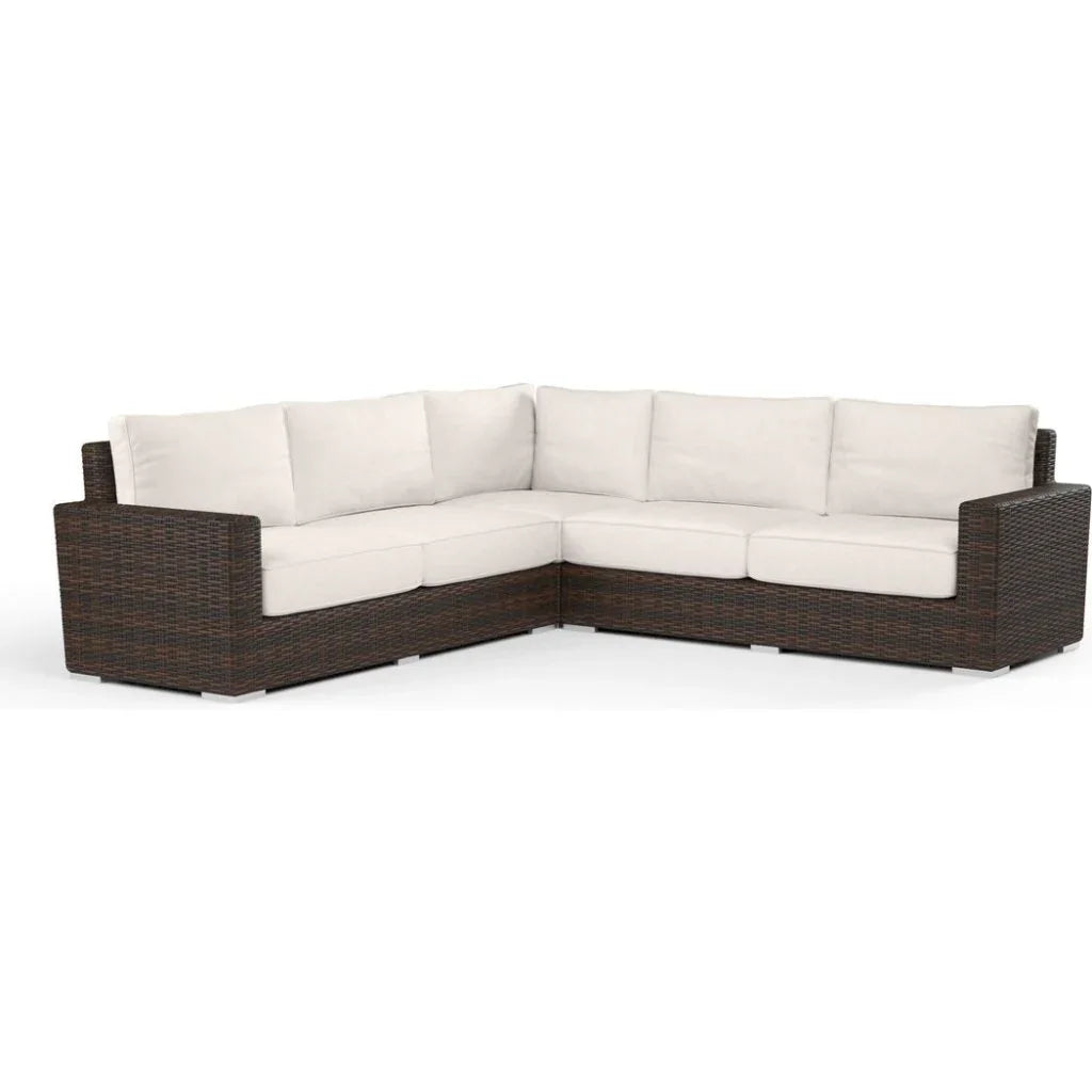 Montecito Sunbrella Outdoor Sectional Sofa - LOOMLAN - Sunset West - Outdoor Sofas & Loveseats
