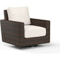 Montecito Sunbrella Swivel Outdoor Rocker-Outdoor Accent Chairs-Sunset West-Canvas Natural-LOOMLAN