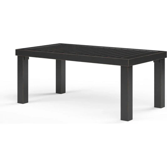 Monterey Aluminum Made Outdoor Coffee Table-Outdoor Coffee Tables-Sunset West-LOOMLAN