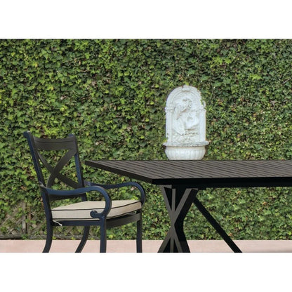 Monterey Aluminum Round Outdoor Dining Table-Outdoor Dining Tables-Sunset West-LOOMLAN