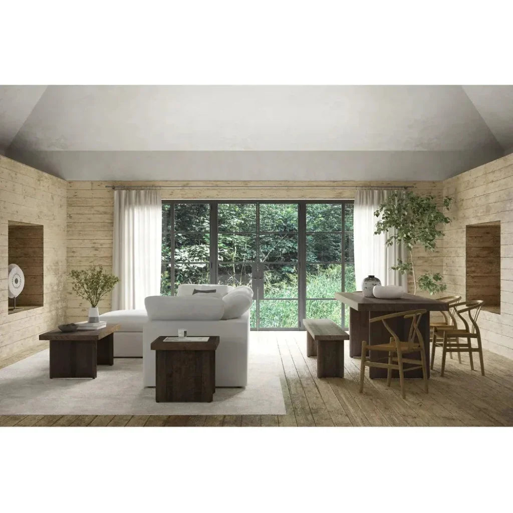 Monterey Rustic Solid Pine Wood Coffee Table - LOOMLAN - Moe's Home - Coffee Tables