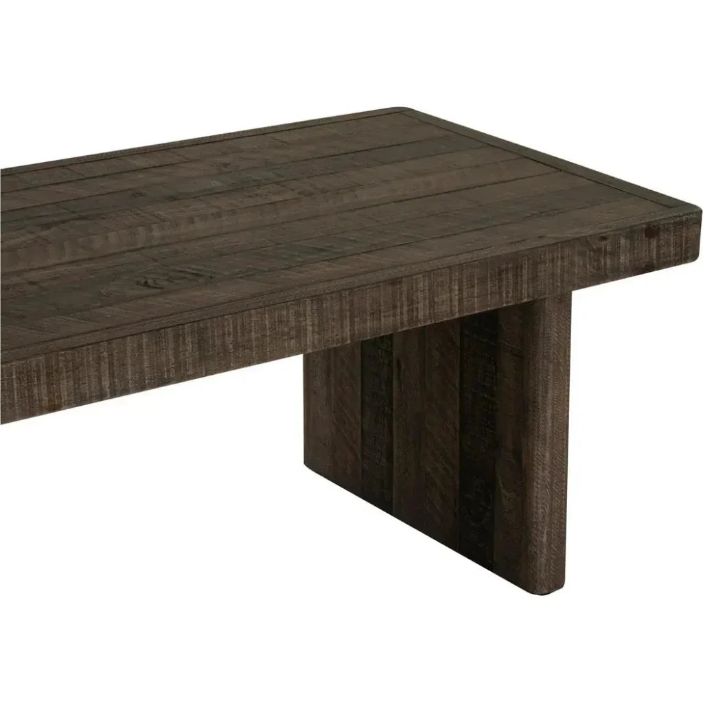 Monterey Rustic Solid Pine Wood Coffee Table - LOOMLAN - Moe's Home - Coffee Tables