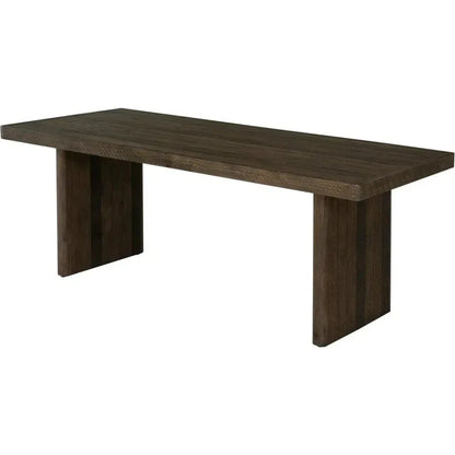 Monterey Rustic Solid Pine Wood Dining Table-Dining Tables-Moe's Home-LOOMLAN