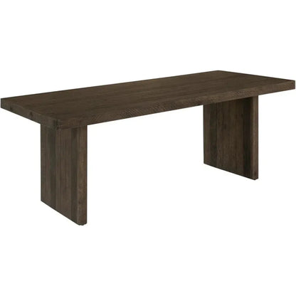 Monterey Rustic Solid Pine Wood Dining Table-Dining Tables-Moe's Home-LOOMLAN