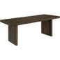 Monterey Rustic Solid Pine Wood Dining Table-Dining Tables-Moe's Home-LOOMLAN