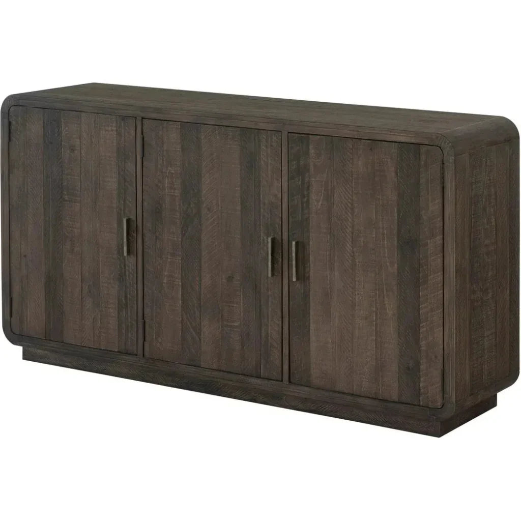 Monterey Rustic Solid Pine Wood Sideboard - LOOMLAN - Moe's Home - Sideboards