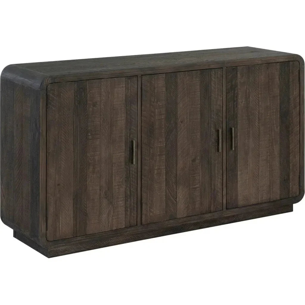 Monterey Rustic Solid Pine Wood Sideboard - LOOMLAN - Moe's Home - Sideboards