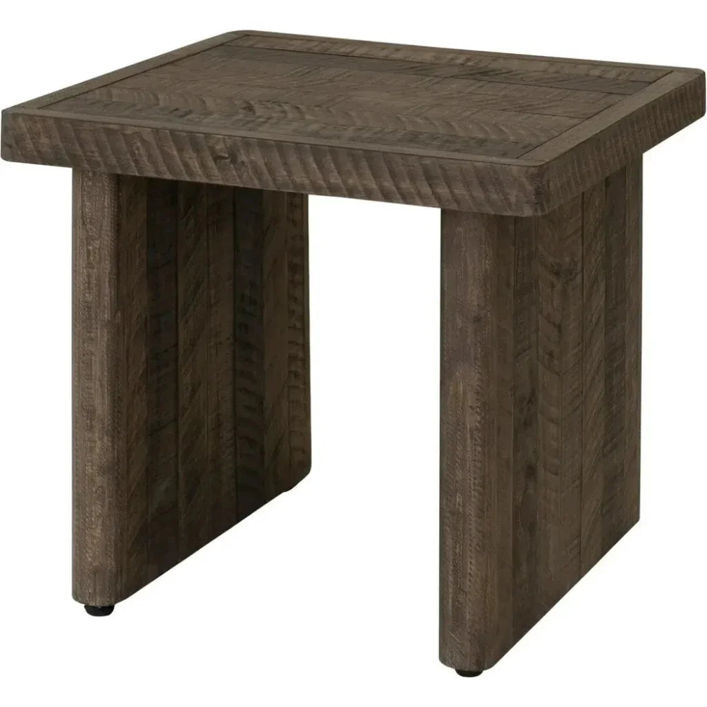 Monterey Solid Pine Wood End Table for Living Room - LOOMLAN - Moe's Home - Side Tables