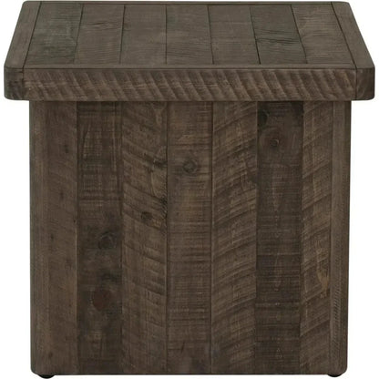 Monterey Solid Pine Wood End Table for Living Room - LOOMLAN - Moe's Home - Side Tables