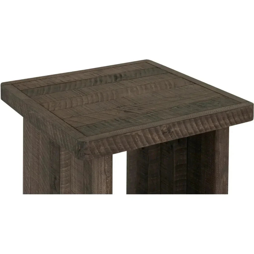 Monterey Solid Pine Wood End Table for Living Room - LOOMLAN - Moe's Home - Side Tables