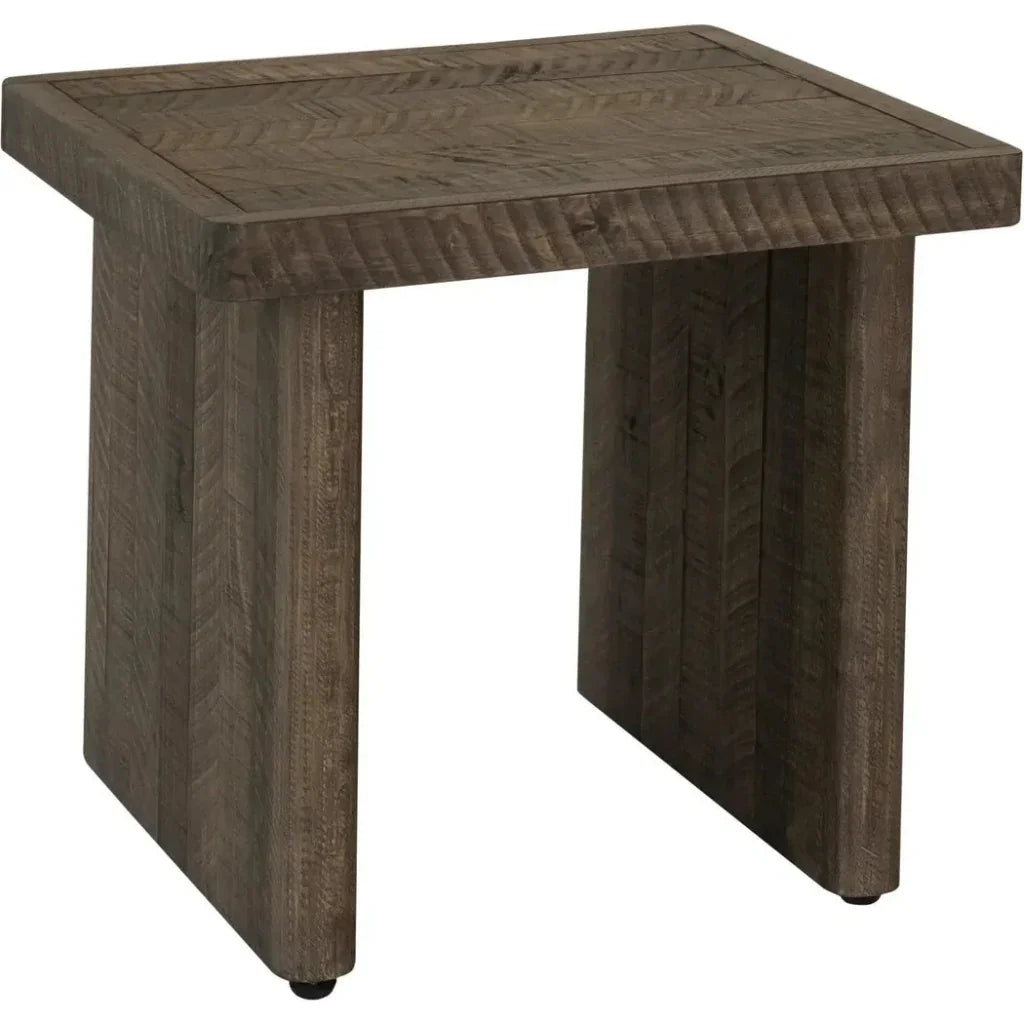 Monterey Solid Pine Wood End Table for Living Room - LOOMLAN - Moe's Home - Side Tables