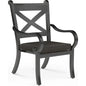Monterey Sunbrella Outdoor Dining Chair 2PC-Outdoor Dining Chairs-Sunset West-Spectrum Carbon-LOOMLAN