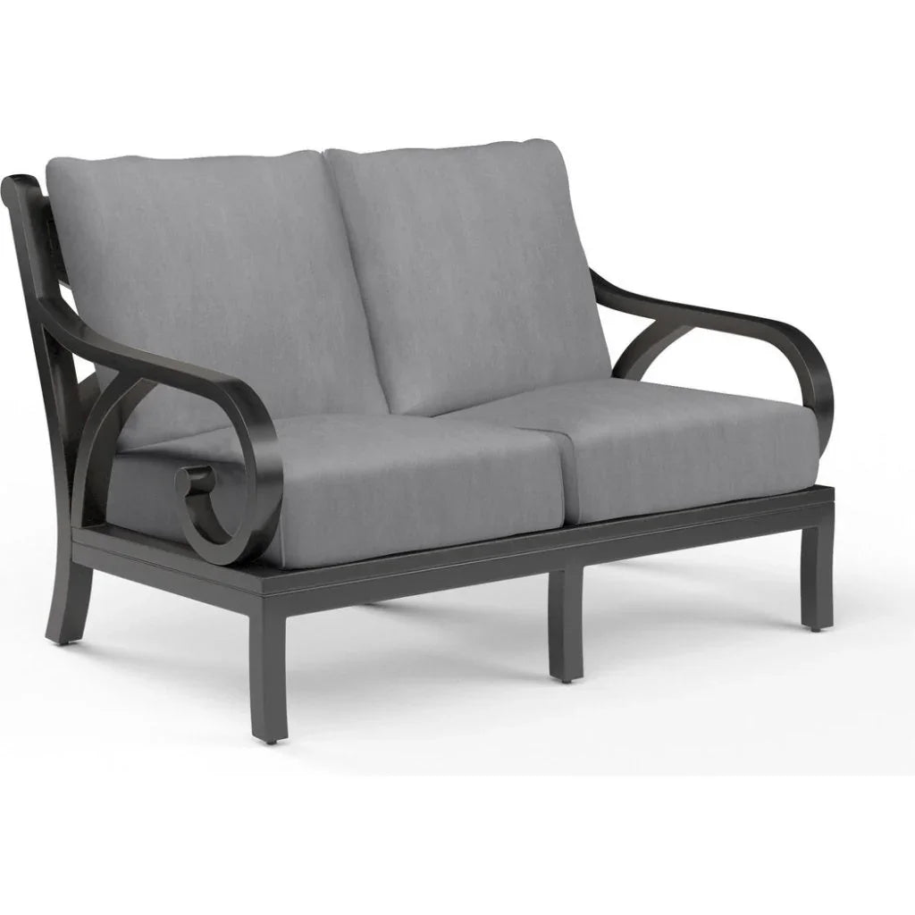 Monterey Sunbrella Outdoor Loveseat - LOOMLAN - Sunset West - Outdoor Sofas & Loveseats