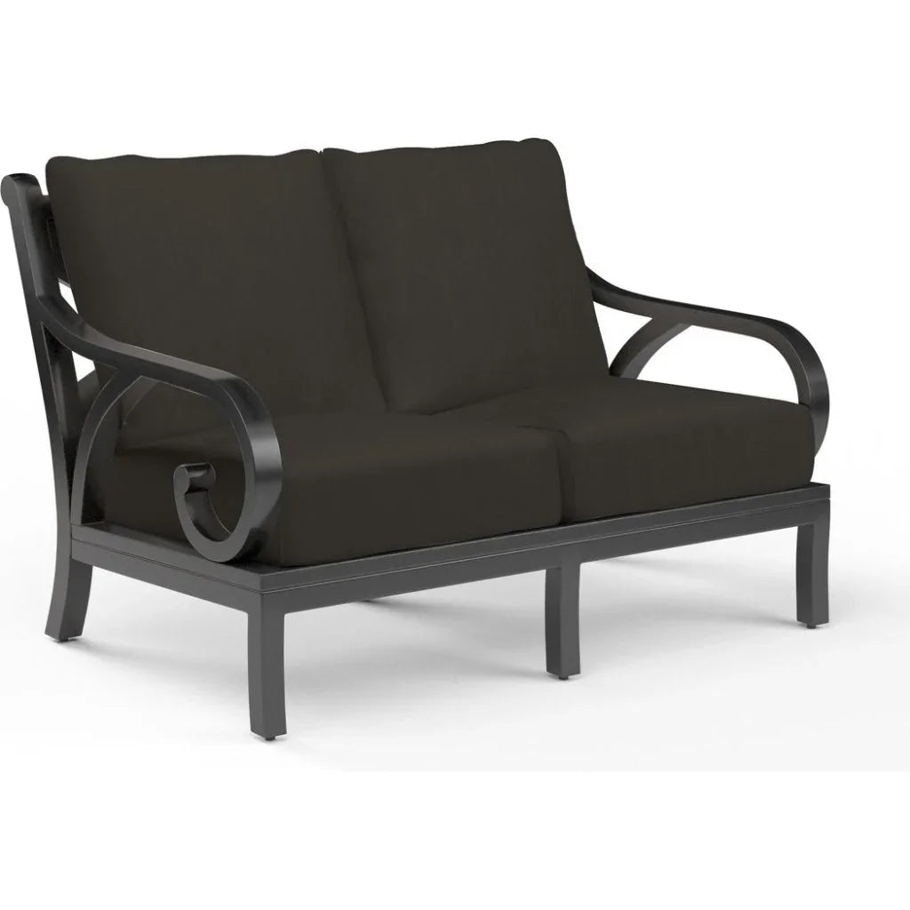 Monterey Sunbrella Outdoor Loveseat - LOOMLAN - Sunset West - Outdoor Sofas & Loveseats