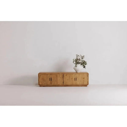 Monterey Wood Rustic Blonde Media Cabinet - LOOMLAN - Moe's Home - TV Stands & Media Centers