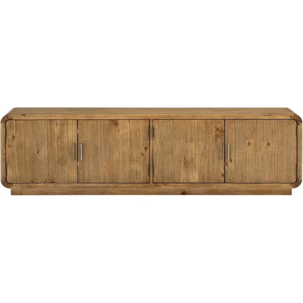 Monterey Wood Rustic Blonde Media Cabinet - LOOMLAN - Moe's Home - TV Stands & Media Centers