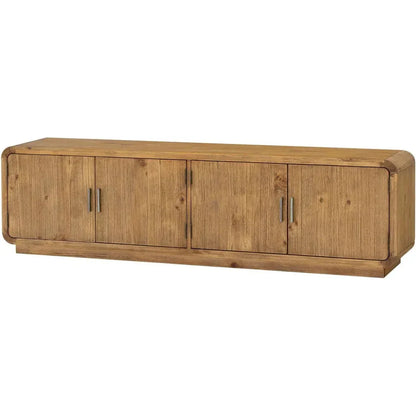 Monterey Wood Rustic Blonde Media Cabinet - LOOMLAN - Moe's Home - TV Stands & Media Centers