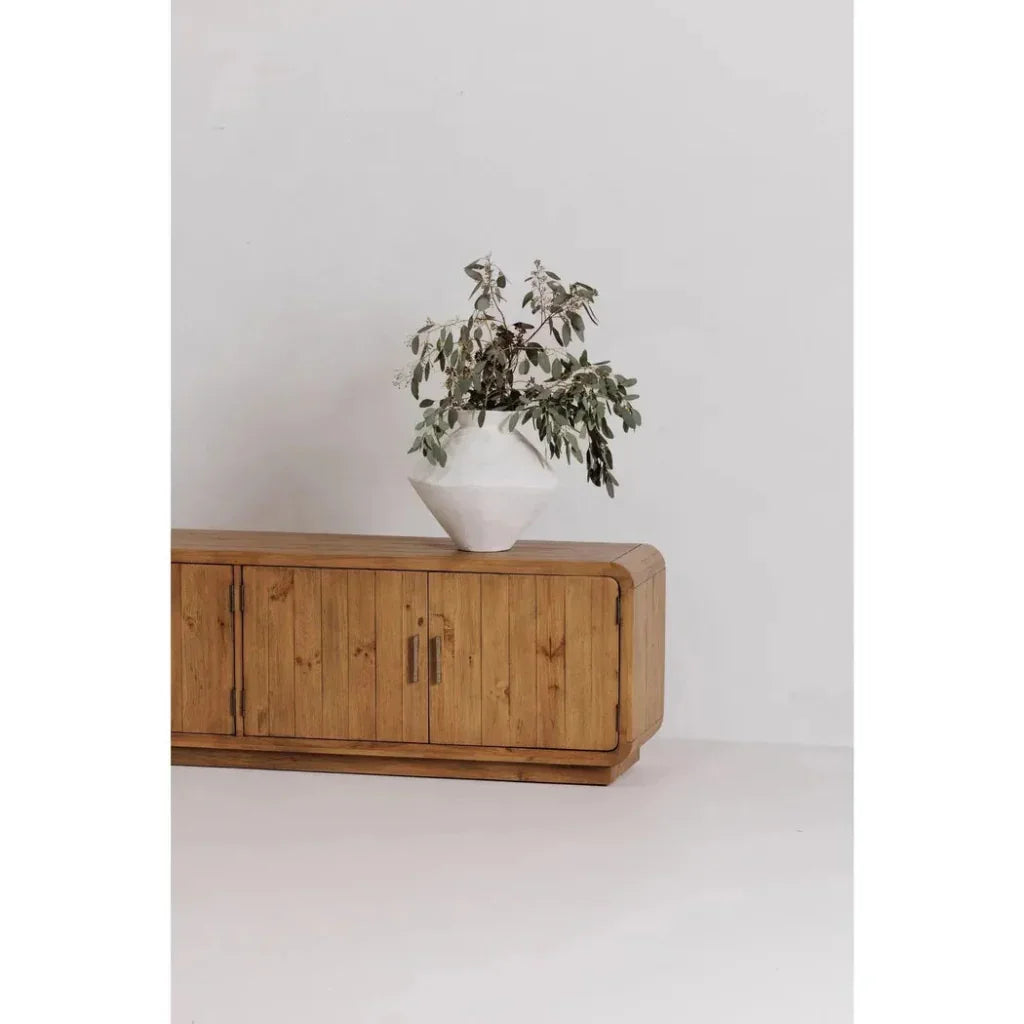 Monterey Wood Rustic Blonde Media Cabinet - LOOMLAN - Moe's Home - TV Stands & Media Centers